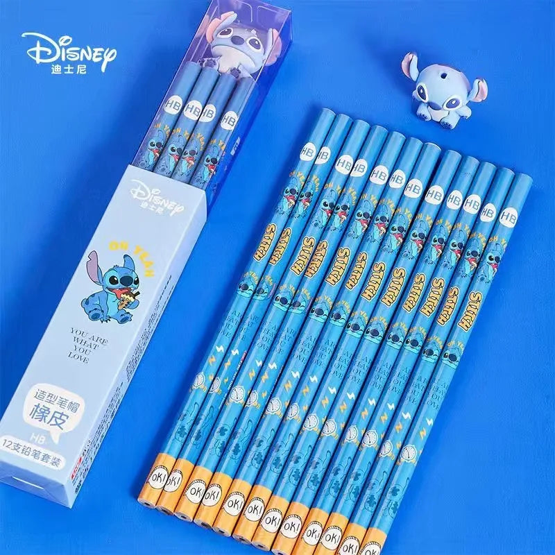 12pcs Disney Children Pencil Set - Image 6