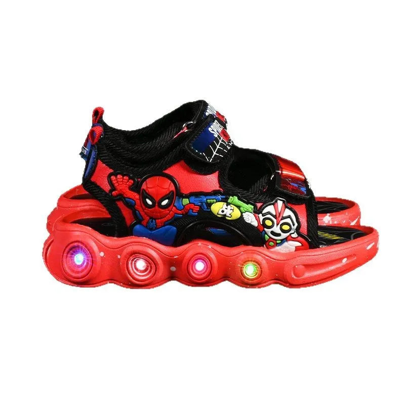 Children’s Disney Marvel Spider-Man LED Light Shoes - Image 5