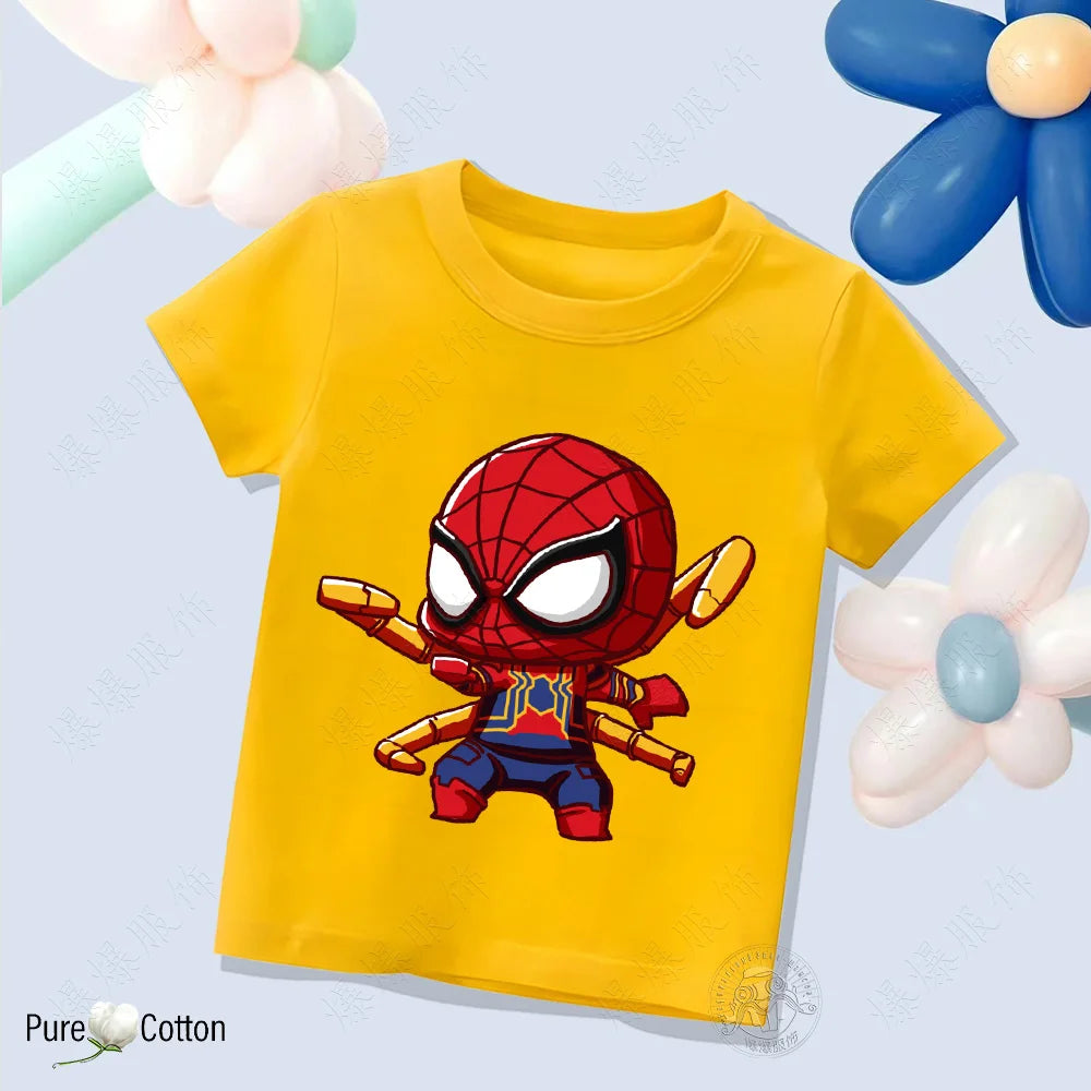 Children’s Pure Cotton Spider-Man T-Shirt - Image 17