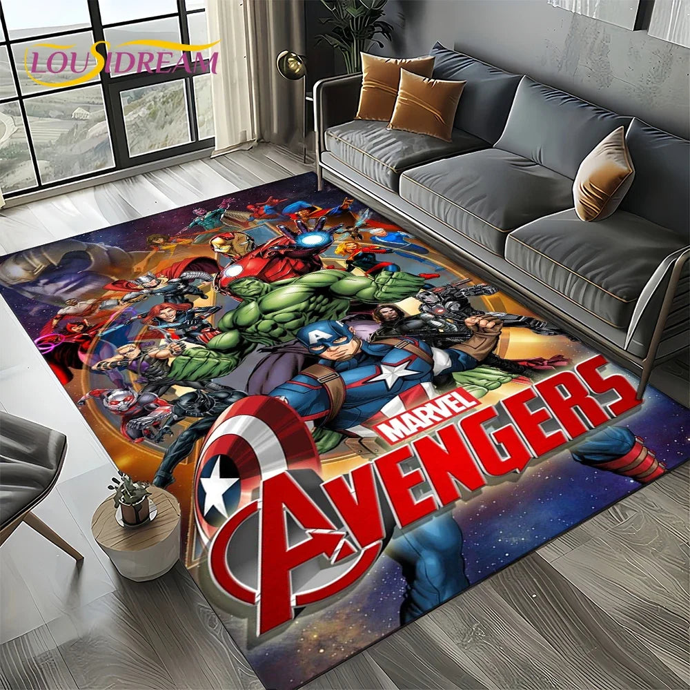 Spider-Man Marvel Avengers Cartoon Rug - Image 9