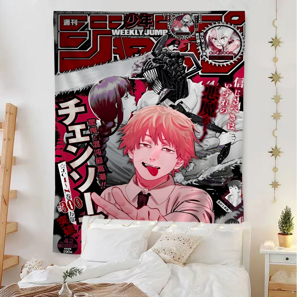 Chainsaw Man Anime Tapestry - Image 2