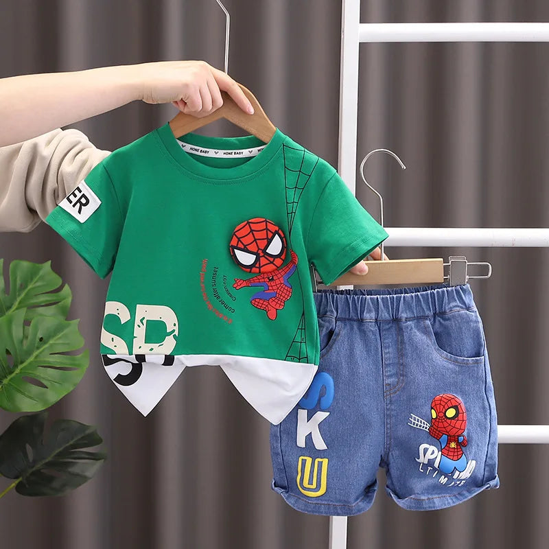 Disney Spider-Man Summer Outfit Set - Image 4