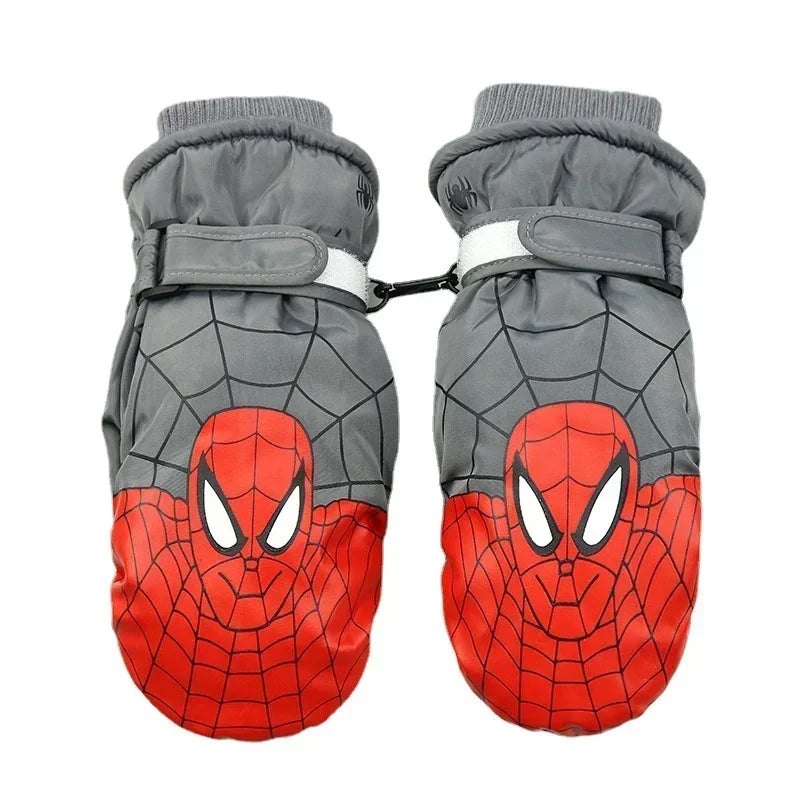 Disney Spider-Man Kids Winter Thicken Warm Ski Gloves - Image 3