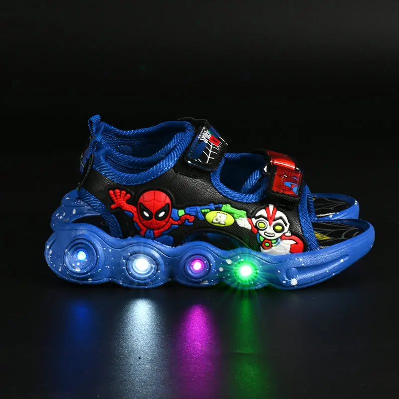 Children’s Disney Marvel Spider-Man LED Light Shoes - Image 6