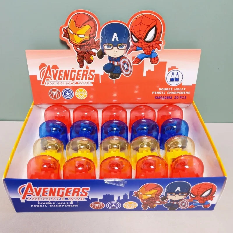 20pcs Spider-Man Double Hole Pencil Sharpener - Image 7