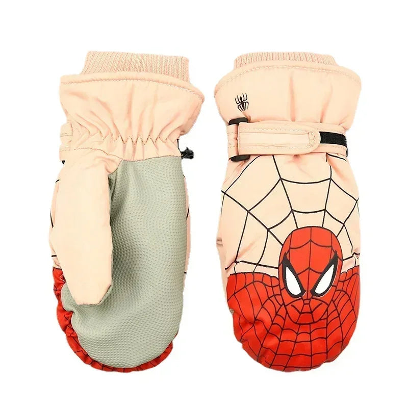 Disney Spider-Man Kids Winter Thicken Warm Ski Gloves - Image 2