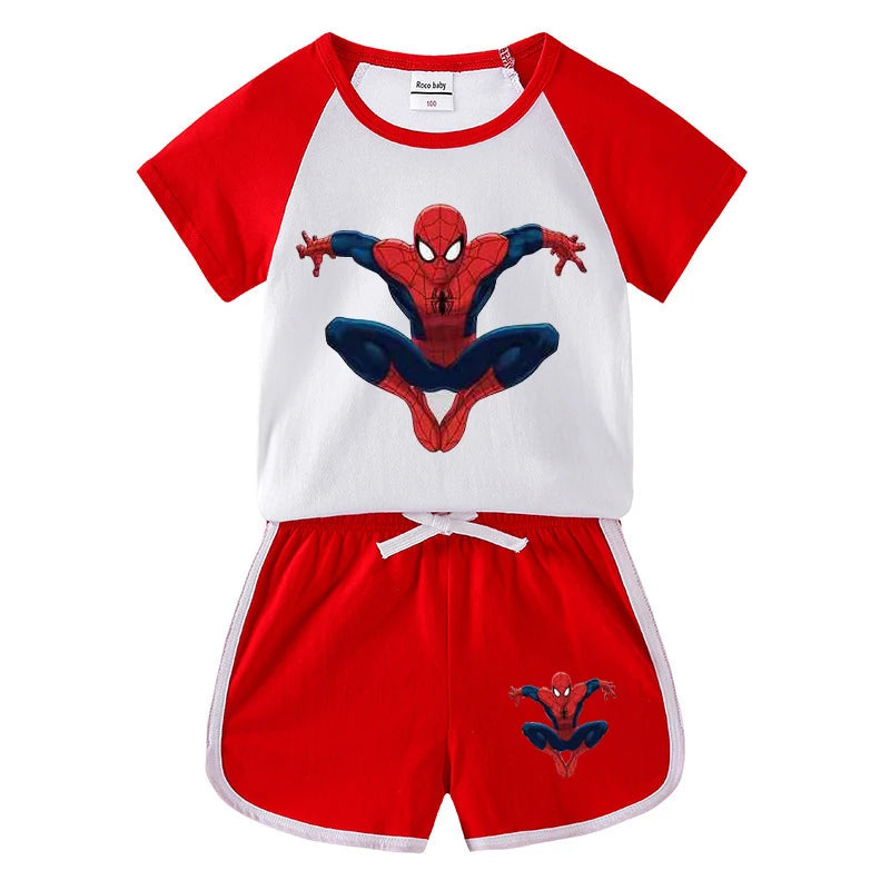 Boys’ Summer Spider-Man Outfit Set - Image 31