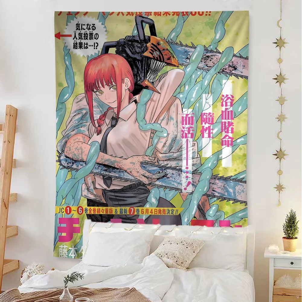 Chainsaw Man Anime Tapestry - Image 9