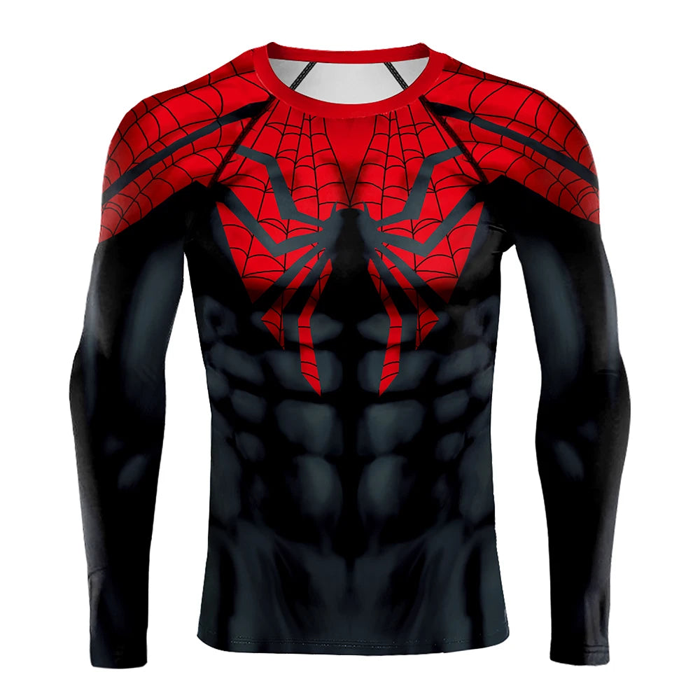 Superhero Comics Spider-Man Compression T-Shirt - Image 2