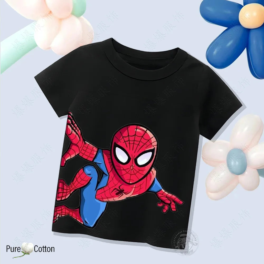 Children’s Pure Cotton Spider-Man T-Shirt - Image 22