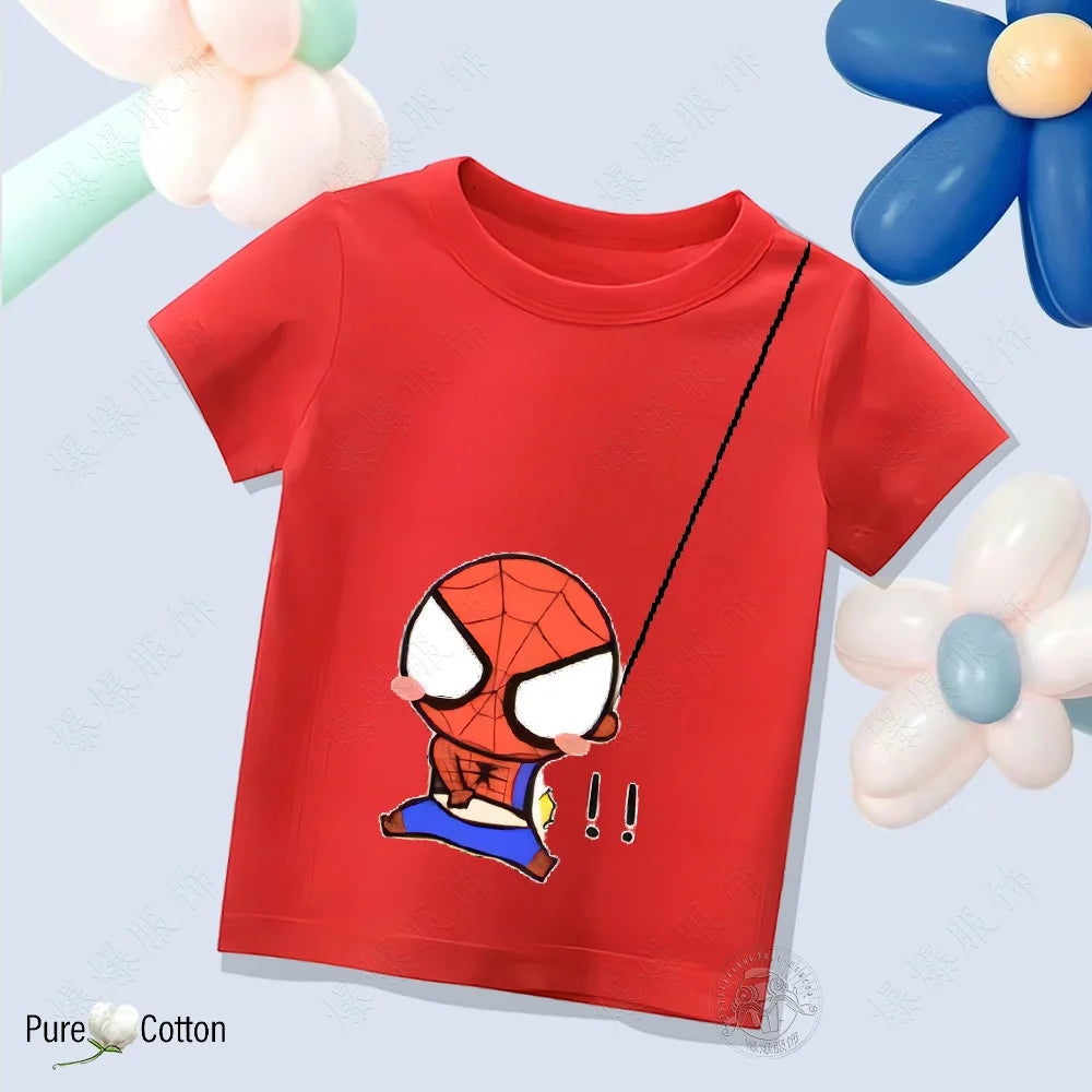 Children’s Pure Cotton Spider-Man T-Shirt - Image 21