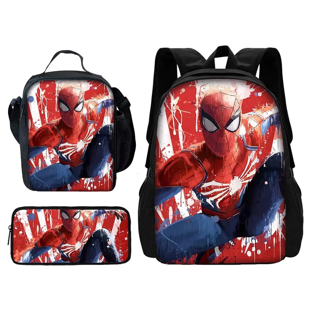 Marvel Spider-Man 3pcs School Backpack Set - Image 22