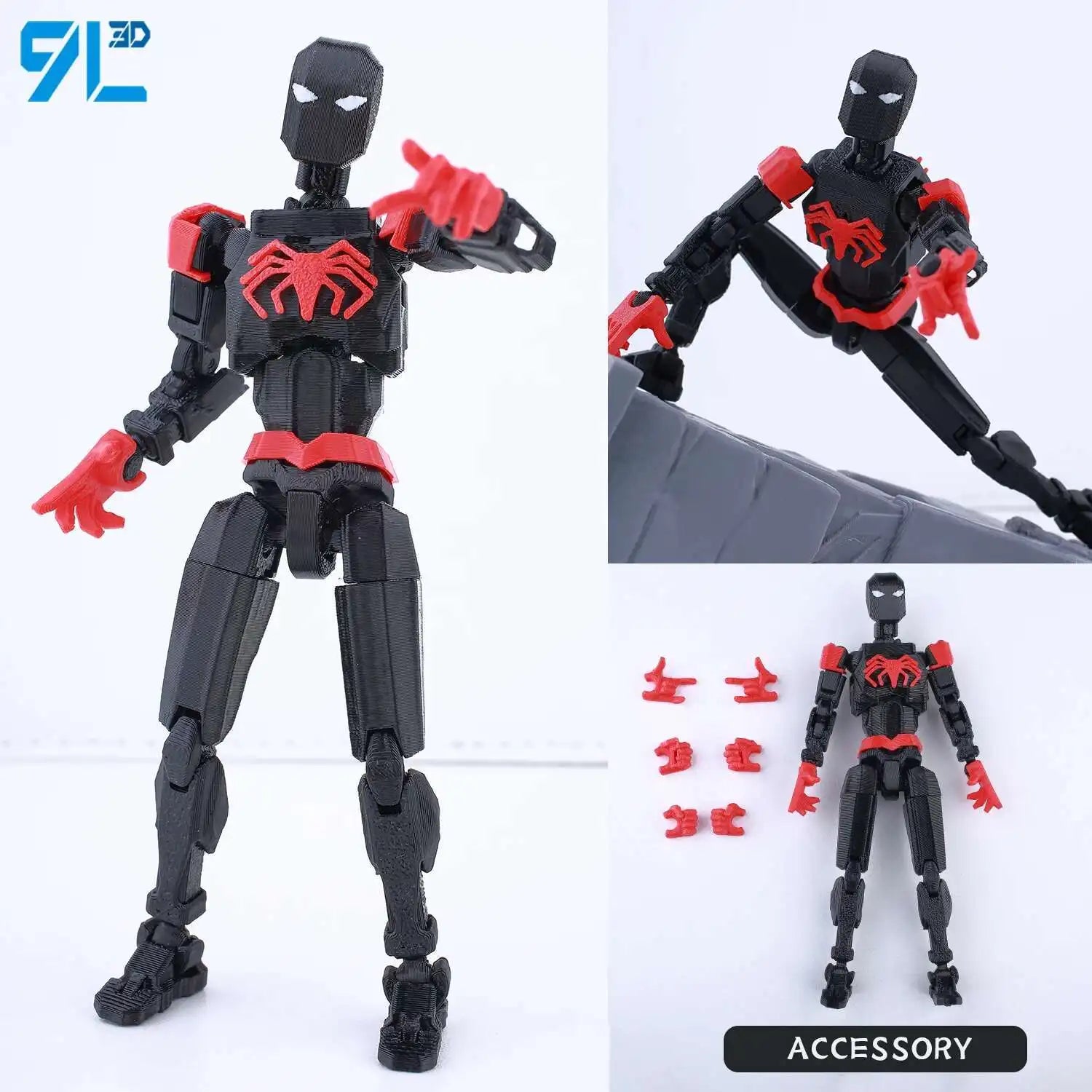 9L3D Printed Lucky Dummy 13 Spider-Man Action Figure - Image 24