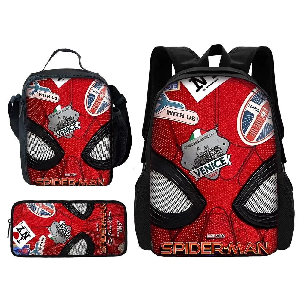 Marvel Spider-Man 3pcs School Backpack Set - Image 31