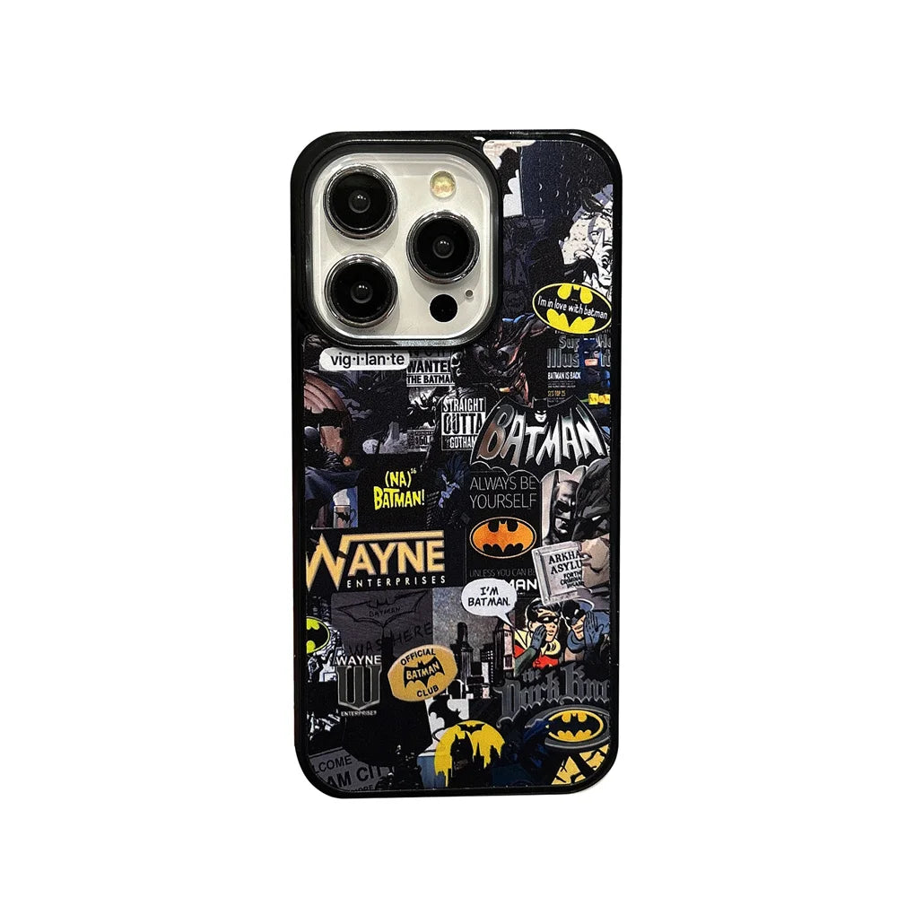 Cartoon Spider-Man & Batman Phone Case - Image 10