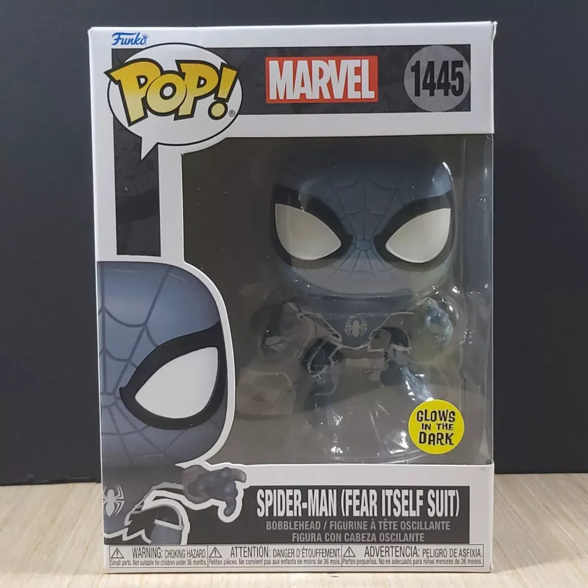 Funko Pop! Marvel Spider-Man (Fear Itself Suit) Glow #1445 - Image 3