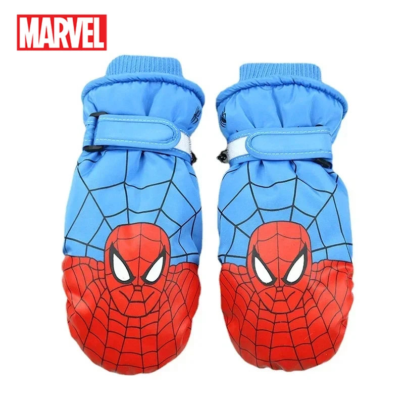 Disney Spider-Man Kids Winter Thicken Warm Ski Gloves