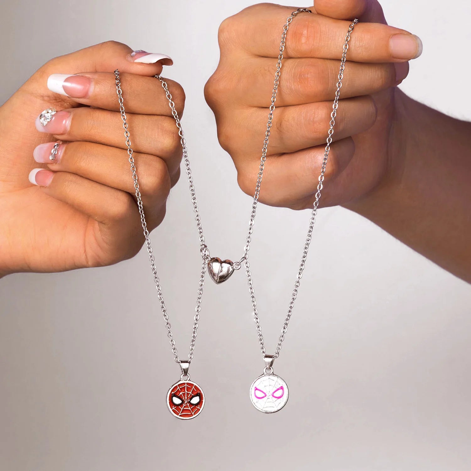2pcs Marvel Superhero Spider-Man Necklace Set - Image 4