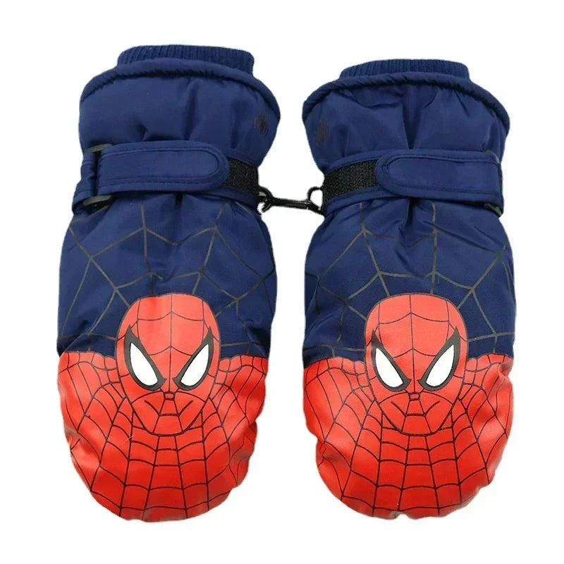 Disney Spider-Man Kids Winter Thicken Warm Ski Gloves - Image 5