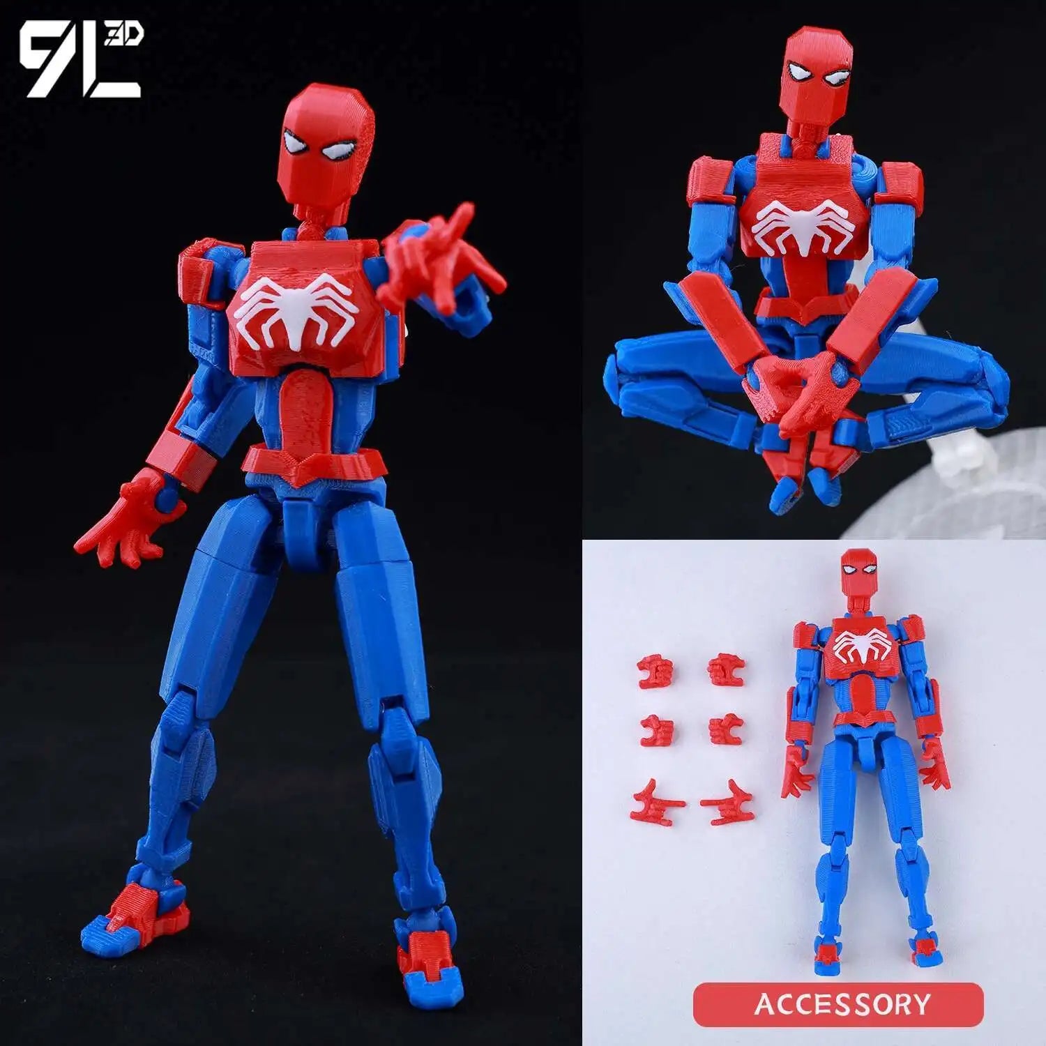9L3D Printed Lucky Dummy 13 Spider-Man Action Figure - Image 18