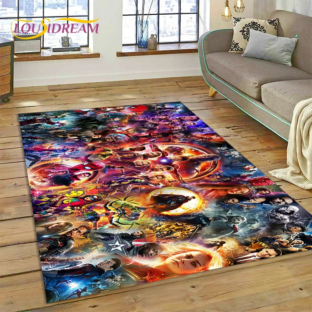 Superhero Marvel Avengers Spider-Man Cartoon Carpet - Image 24