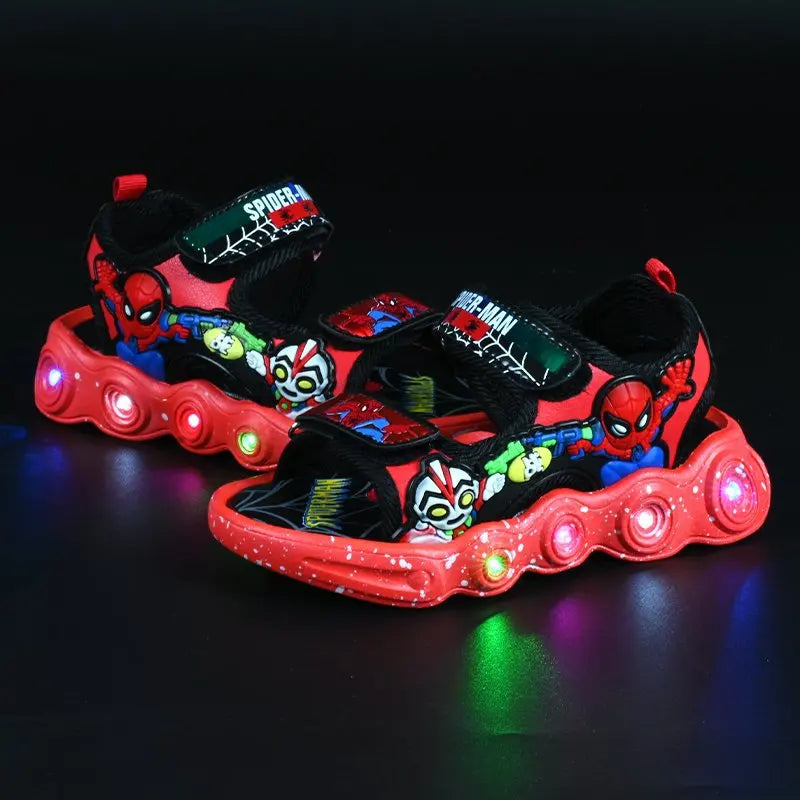 Children’s Disney Marvel Spider-Man LED Light Shoes - Image 4