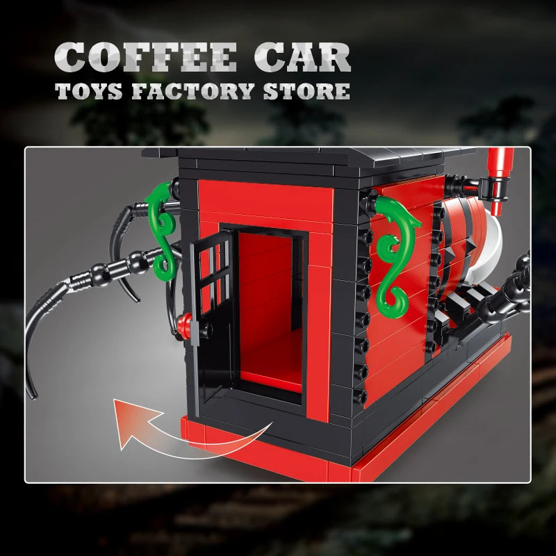 649Pcs Spider Train Model - Image 4