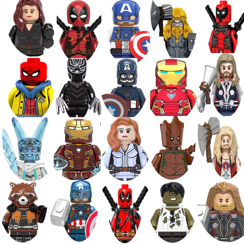 Marvel Spider-Man, Iron Man, Captain America & Loki