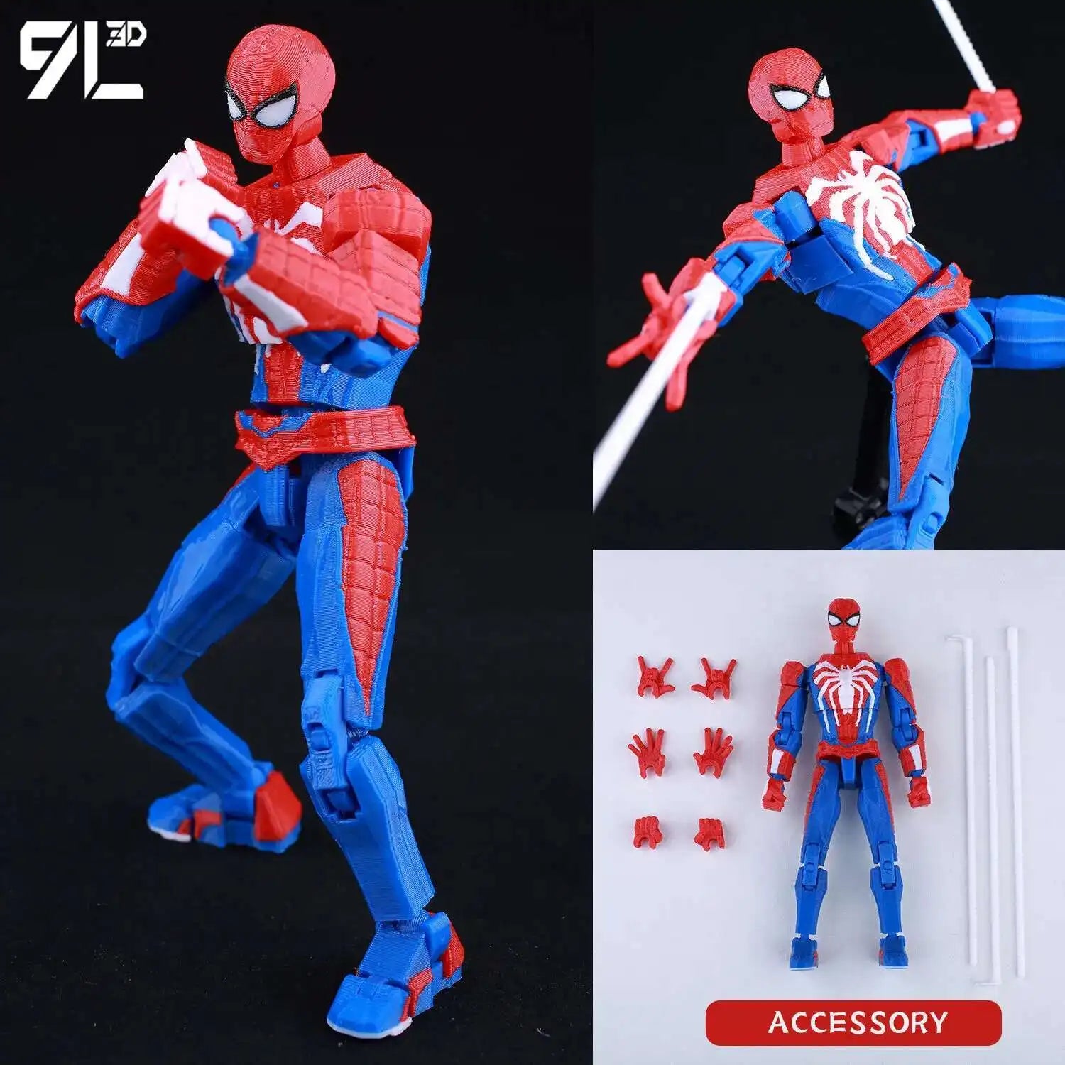 9L3D Printed Lucky Dummy 13 Spider-Man Action Figure - Image 29
