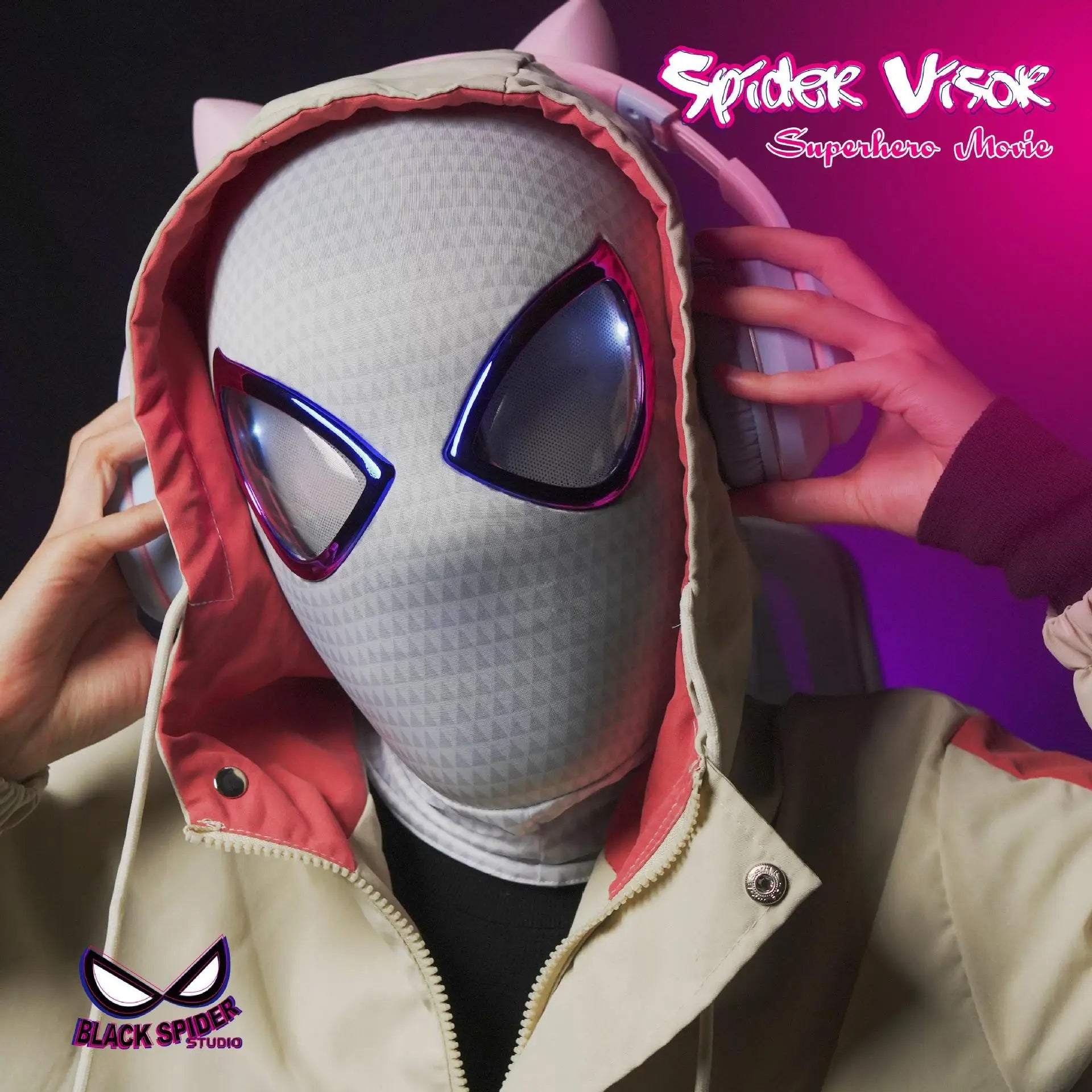 Gwen Ghost Spider Mask - Image 6