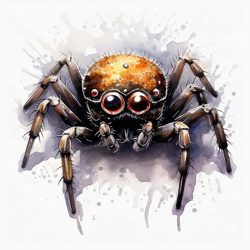 Watercolor Spider Wall Stickers - Image 8