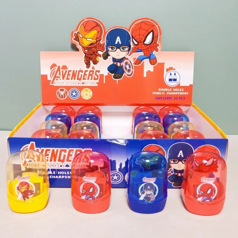 20pcs Spider-Man Double Hole Pencil Sharpener - Image 6