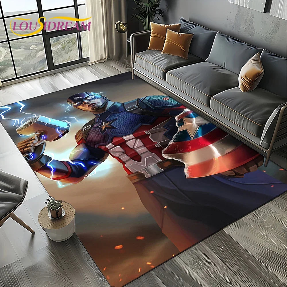 Spider-Man Marvel Avengers Cartoon Rug - Image 11
