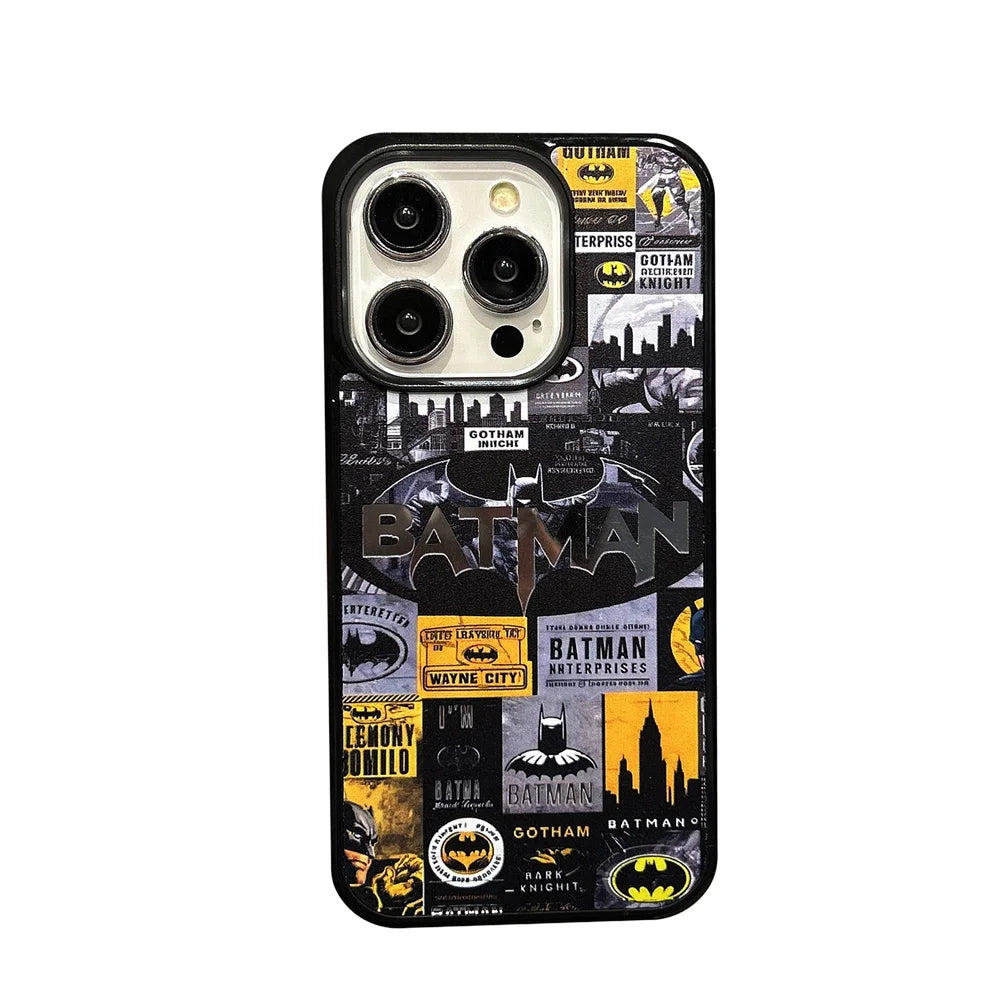 Cartoon Spider-Man & Batman Phone Case - Image 8