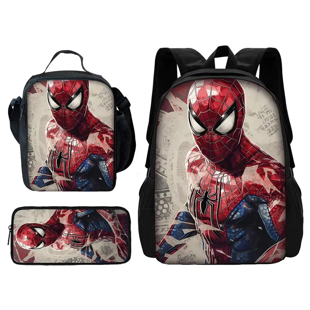 Marvel Spider-Man 3pcs School Backpack Set - Image 7