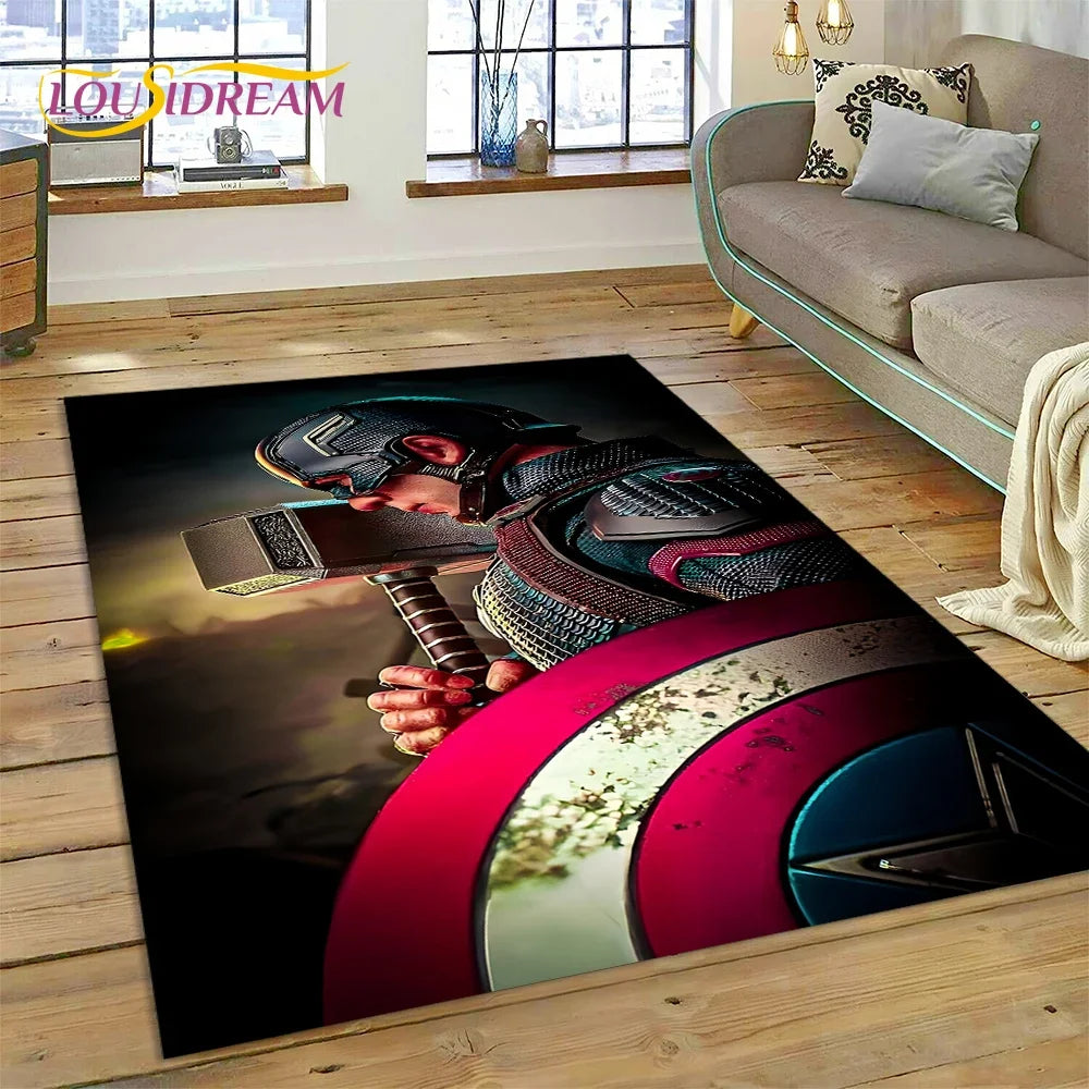 Superhero Marvel Avengers Spider-Man Cartoon Carpet - Image 25