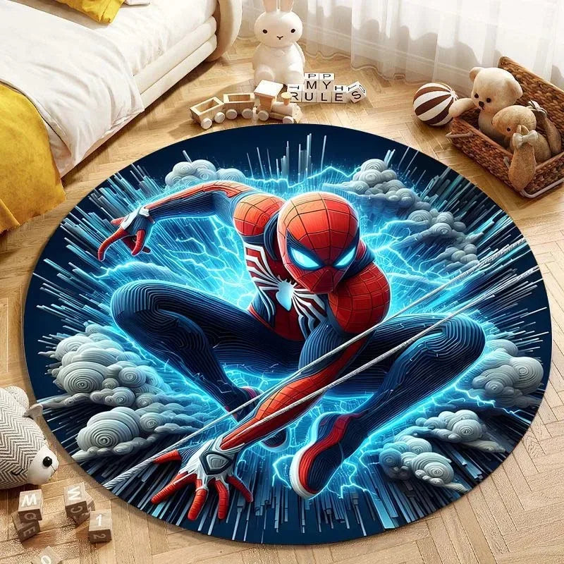 MINISO Marvel Spider-Man Round Carpet - Image 17