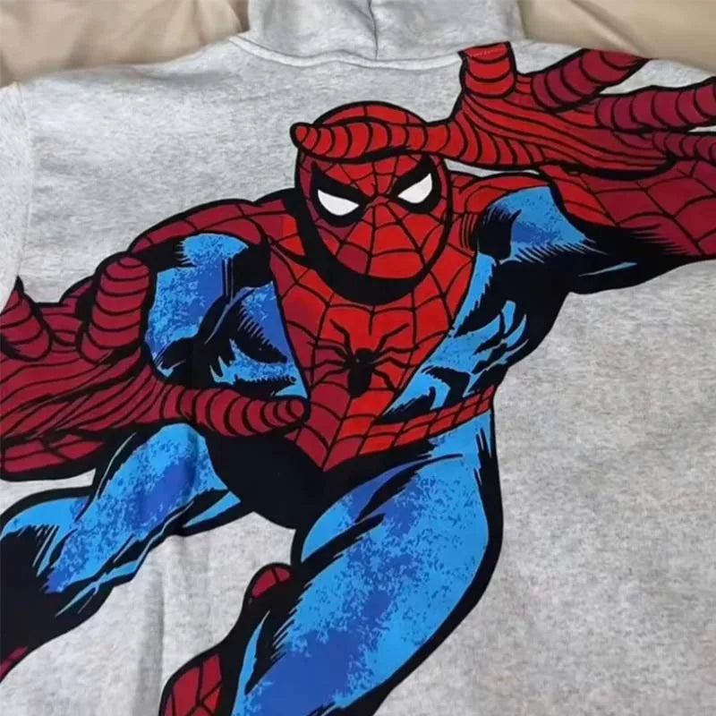Spider-Man Print Hoodie - Image 6