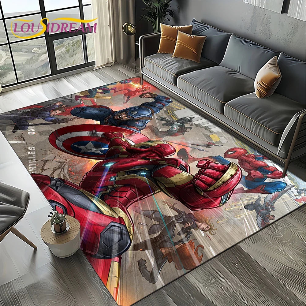 Spider-Man Marvel Avengers Cartoon Rug - Image 20