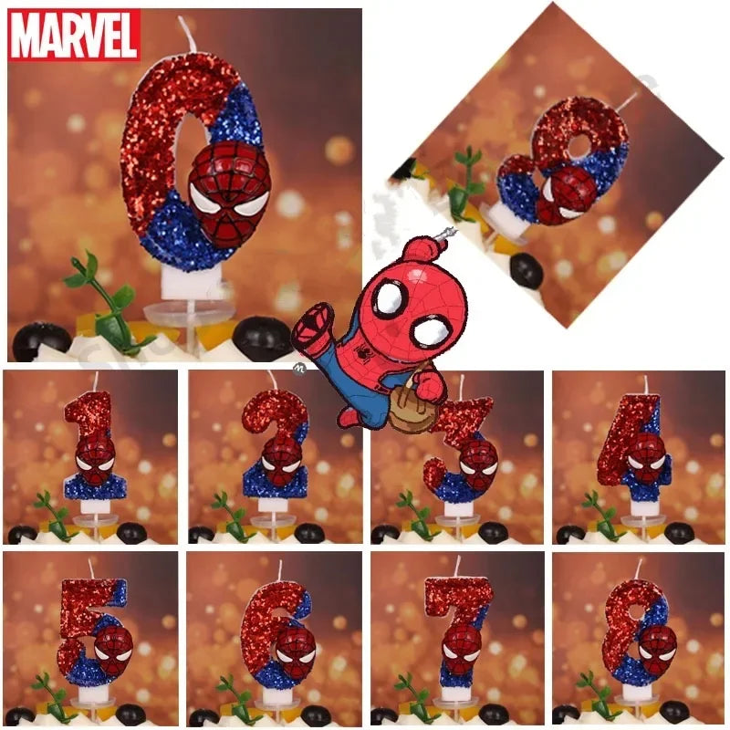 Disney Spider-Man Birthday Candle