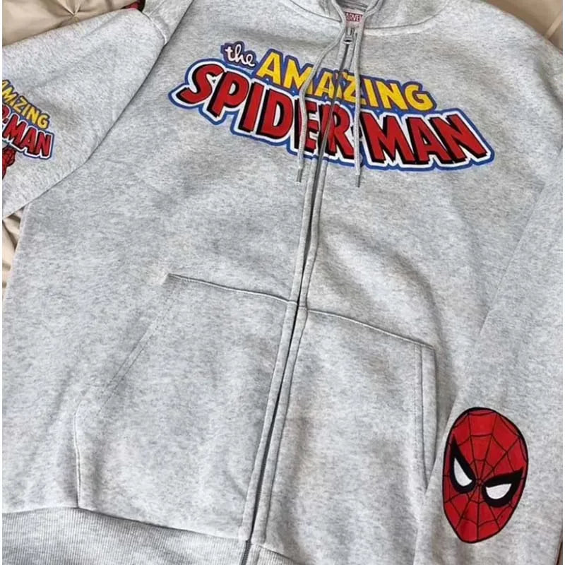 Spider-Man Print Hoodie - Image 5
