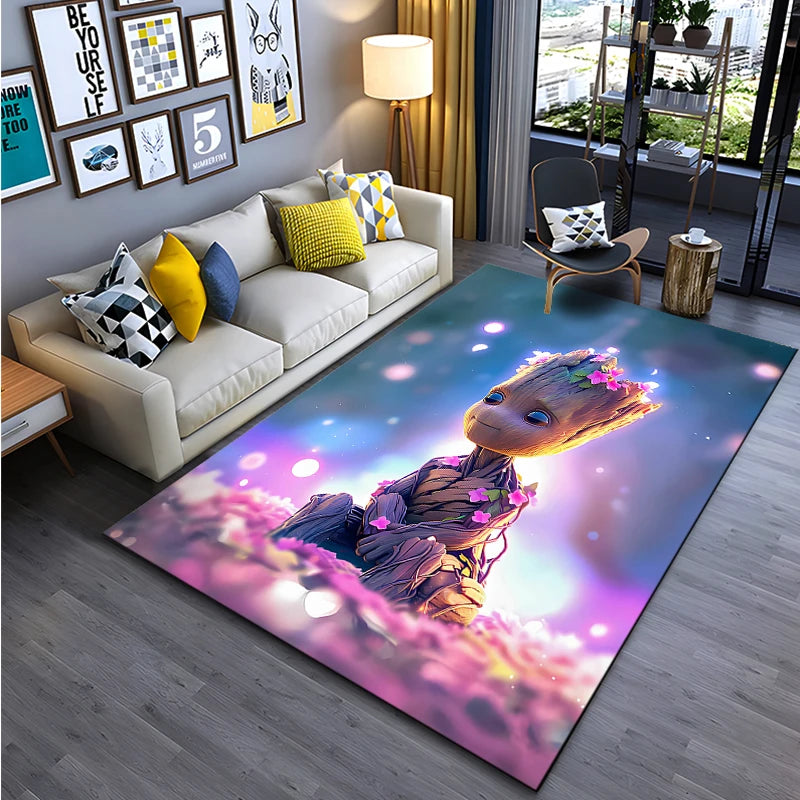 Marvel Groot Printed Carpet