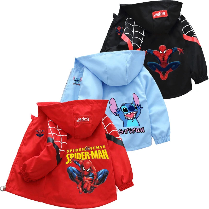 Boys & Girls Spider-Man Hooded Jacket