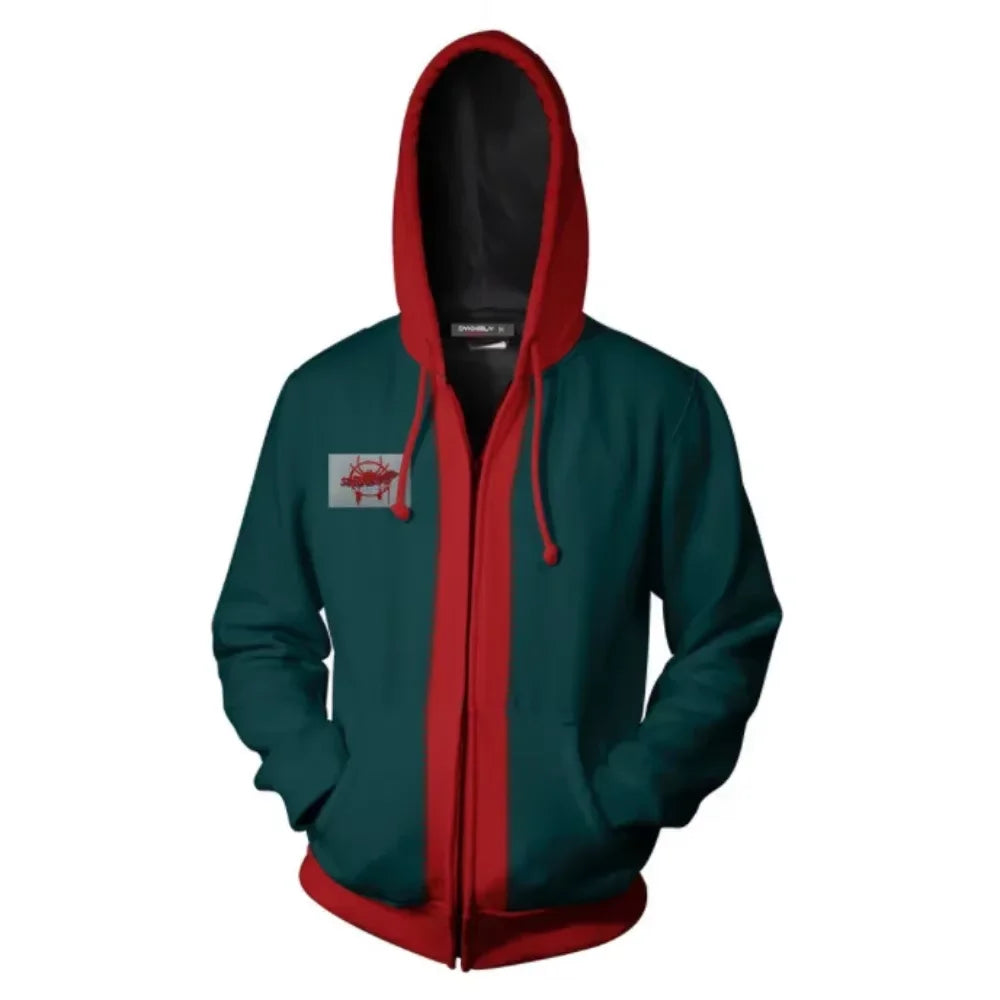 Superhero Spider-Man Miles Morales Cosplay Costume - Image 7