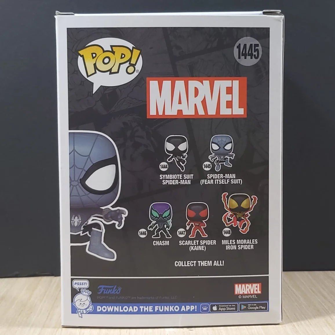 Funko Pop! Marvel Spider-Man (Fear Itself Suit) Glow #1445 - Image 5
