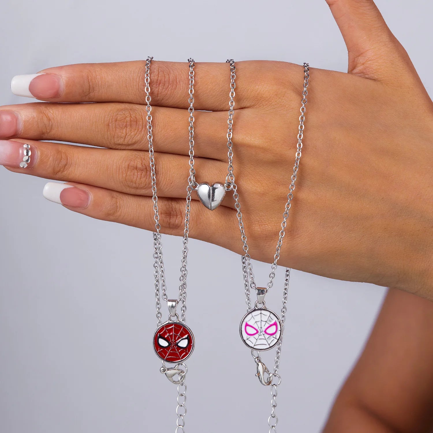 2pcs Marvel Superhero Spider-Man Necklace Set - Image 3