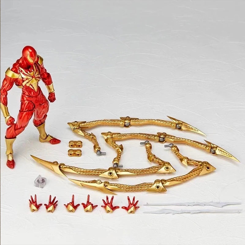 Iron Spider-Man Kaiyodo Action Figure - Image 5
