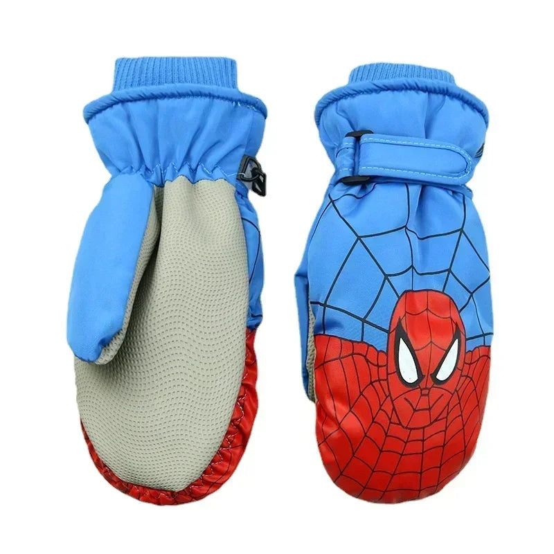 Disney Spider-Man Kids Winter Thicken Warm Ski Gloves - Image 6